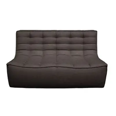 Ethnicraft - Sofa 2 Sitzer N701 - Grau - Schaumstoff - Designer Jacques Deneef