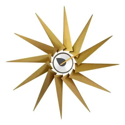 Vitra - Wanduhr Nelson Clock - Gold - Messing - Designer George Nelson