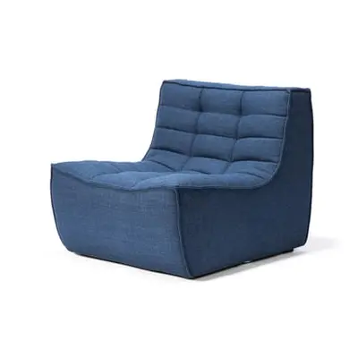 Ethnicraft - Sofa modulierbar N701 - Blau - Schaumstoff - Designer Jacques Deneef