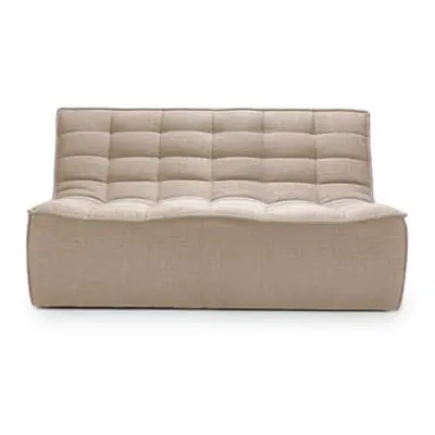 Ethnicraft - Sofa 2 Sitzer N701 - Beige - Schaumstoff - Designer Jacques Deneef