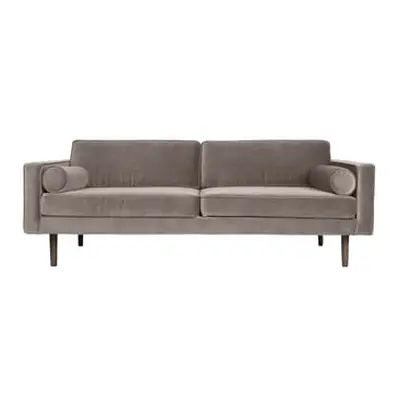 BROSTE COPENHAGEN - Sofa 2 Sitzer Wind - Grau - Polyester-Velours