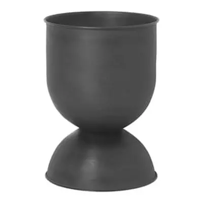 Ferm Living - Blumentopf Hourglass - Schwarz - Gealtertes Metall - Designer Trine Andersen