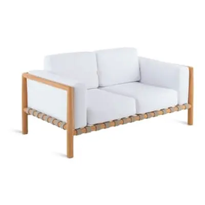 Unopiu - Gartensofa 2-Sitzer Pevero - Holz natur - Teakholz