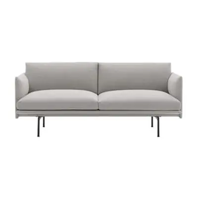 Muuto - Sofa 2 Sitzer Outline - Grau - High Density-Schaum - Designer Anderssen & Voll