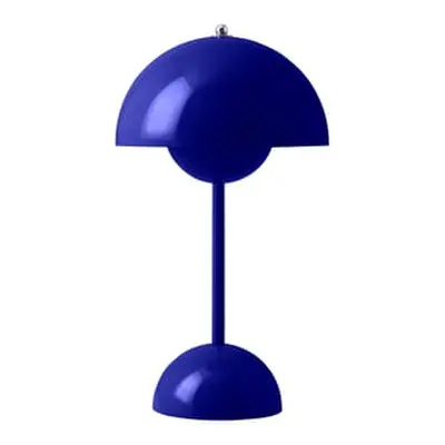 &tradition - Schnurlosleuchte FlowerPot - Blau - Polykarbonat - Designer Verner Panton