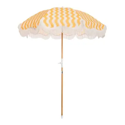 BUSINESS & PLEASURE - Sonnenschirm Parasol - Gelb - Holz