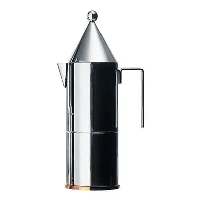 Alessi - italienischer Kaffeebereiter Conica - Metall - rostfreier Stahl - Designer Aldo Rossi