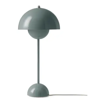 &tradition - Tischleuchte FlowerPot - Grau - lackiertes Aluminium - Designer Verner Panton