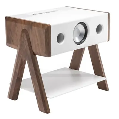 La Boîte Concept - Bluetooth-Lautsprecher Enceinte - Holz natur - Corian - Designer Samuel Accoc