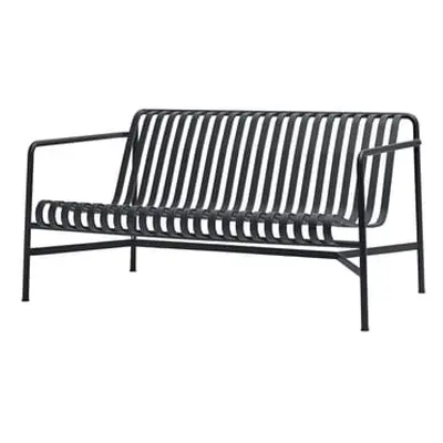 Hay - Gartensofa 2-Sitzer Palissade - Schwarz - Epoxy-Farbe - Designer Ronan & Erwan Bouroullec