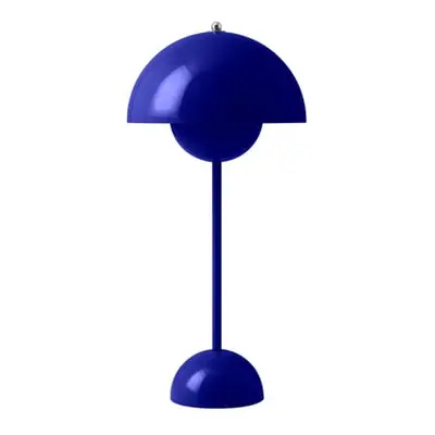 &tradition - Tischleuchte FlowerPot - Blau - lackierter Stahl - Designer Verner Panton