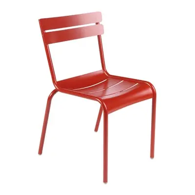 Fermob - Stapelbarer Stuhl Luxembourg - Rot - lackiertes Aluminium - Designer Frédéric Sofia