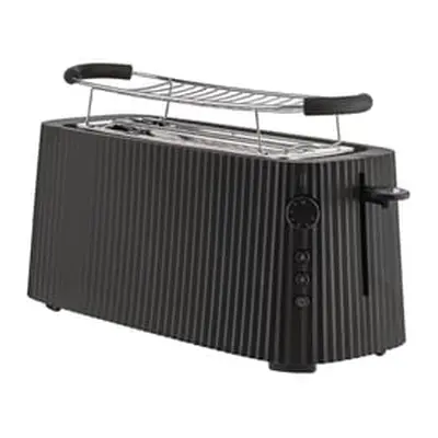 Alessi - Toaster Plissé - Schwarz - thermoplastisches Harz - Designer Michele de Lucchi