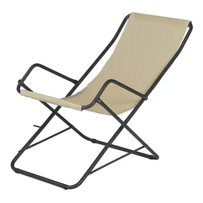 Emu - Klappbare Loungeliege - Beige - Leinen