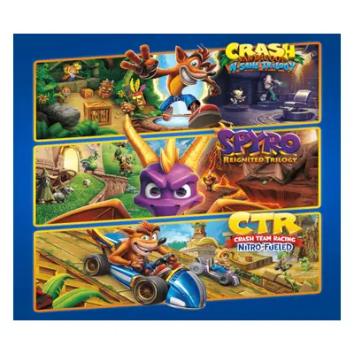 Crash + Spyro Triple Play Bundle XBOX One / Xbox Series X|S Account