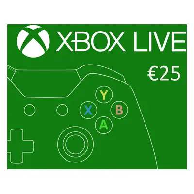 XBOX Live €25 Prepaid Card IE