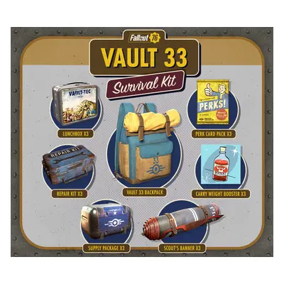 Fallout - Vault Survival Pack DLC XBOX One / Xbox Series X|S CD Key