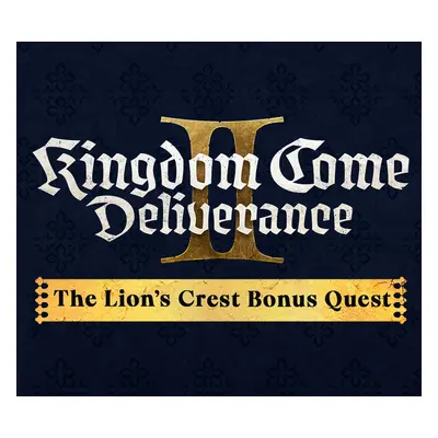 Kingdom Come: Deliverance II - Pre-order Bonus DLC EU PS5 CD Key