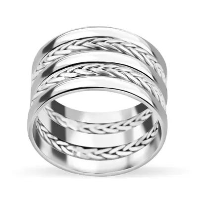 Royal Bali Kollektion- Ring im Stacking-Stil in 925 Silber