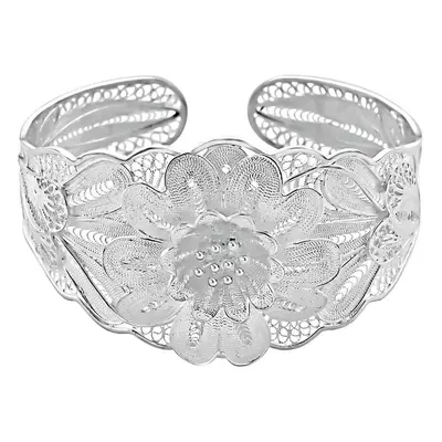 Royal Bali Kollektion - 925 Silber Armreif ca. 19 cm ca. 24 47g