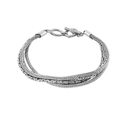 Royal Bali Kollektion- Tulang Naga und Borobudur mehrlagiges Armband 19cm