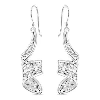 Royal Bali Kollektion - Ohrringe im Twist-Design 925 Silber