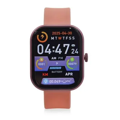 G21 Smartwatch 2.01 Zoll HD Display Herzfrequenz- Blutdruck- und Blutsauerstoffmessung Pinkes Si