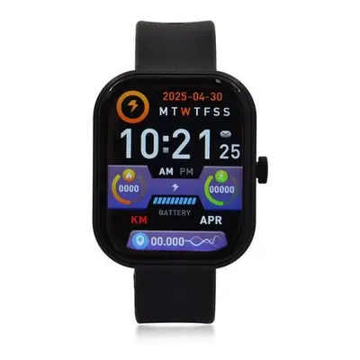 G21 Smartwatch 2.01 Zoll HD Display Herzfrequenz- Blutdruck- und Blutsauerstoffmessung Schwarzes