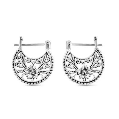 Royal Bali Kollektion - 925 Silber Ohrringe