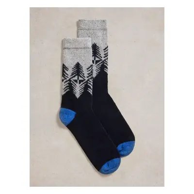 Socken mit Waldmotiv