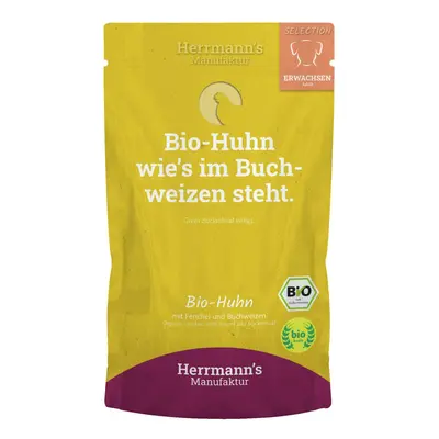 Herrmann's Selection Sensibel / Sensitiv 150g Beutel Hundenassfutter Sparpaket 30 x 150g Bio Huh