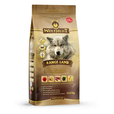 WOLFSBLUT Range Lamb Lamm mit Vollkornreis Hundetrockenfutter Sparpaket 2 x 12,5 Kilogramm