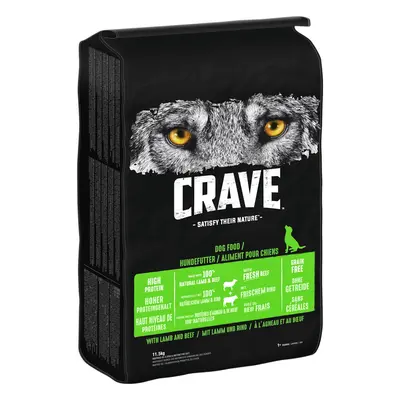 CRAVE Adult Lamm & Rind Hundetrockenfutter 11,5 Kilogramm