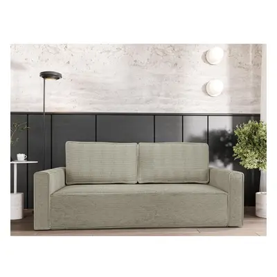 Sofa Biloteso Cord mit Schlaffunktion und Bettkasten