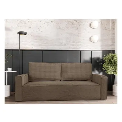 Sofa Biloteso Cord mit Schlaffunktion und Bettkasten