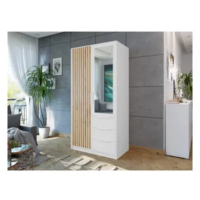 Moderner Kleiderschrank Lily Lux D2 mit Spiegel