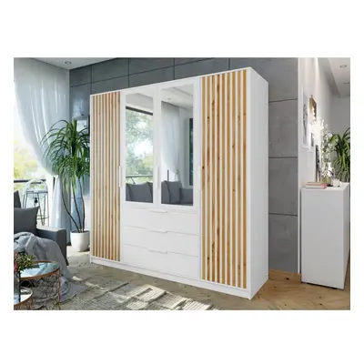 Kleiderschrank Lily Lux D4 mit Spiegel