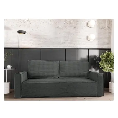 Sofa Biloteso Cord mit Schlaffunktion und Bettkasten