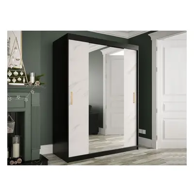 Kleiderschrank Schiebetür mit Spiegel Nonnus T1 150 cm