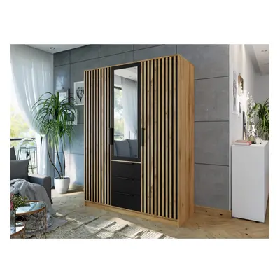 Kleiderschrank Lily Lux D3 mit Spiegel