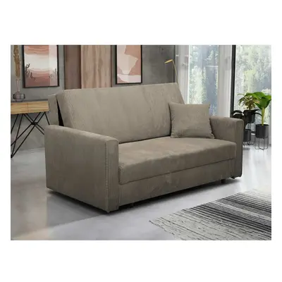 Sofa Clivia Bis Premium Cord III mit Schlaffunktion und Bettkasten