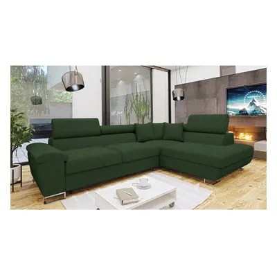 Ecksofa Alvin Cord mit Schlaffunktion und Bettkasten