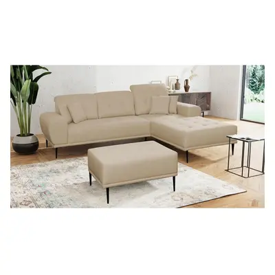 Ecksofa Huguk + Polsterhocker