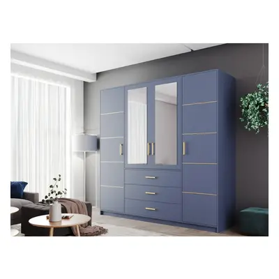 Moderner Kleiderschrank Lily D4 II mit Spiegel