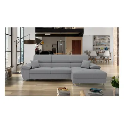 Ecksofa Alvin Mini Cord mit Schlaffunktion und Bettkasten