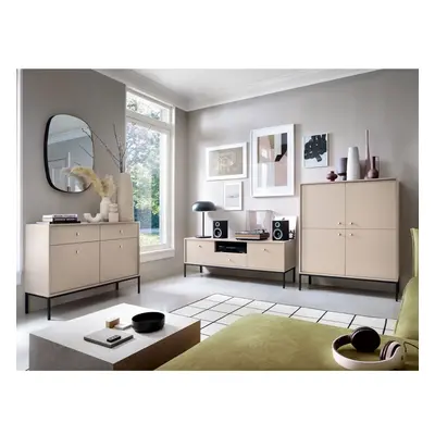 Wohnzimmer-Set Tonkor Beige I