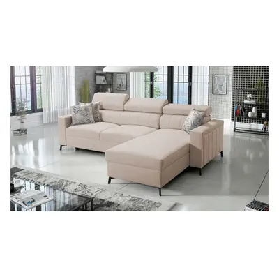 Ecksofa Ladneo I Mini mit Bettkasten und Schlaffunktion