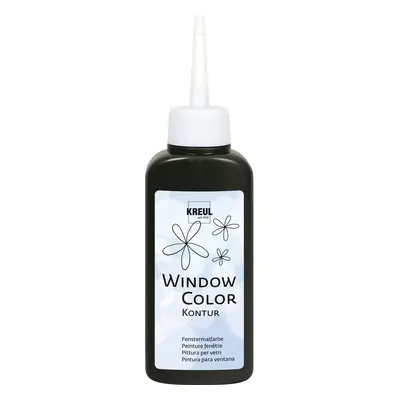 KREUL Window Color Konturenfarbe, 80 ml - Schwarz