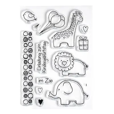 Clear Stempel-Set "Zoo"