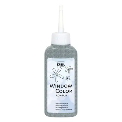 KREUL Window Color Konturenfarbe, 80 ml - Silber